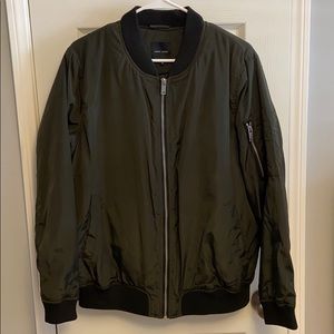 New Look Olive Green Bomber Jacket